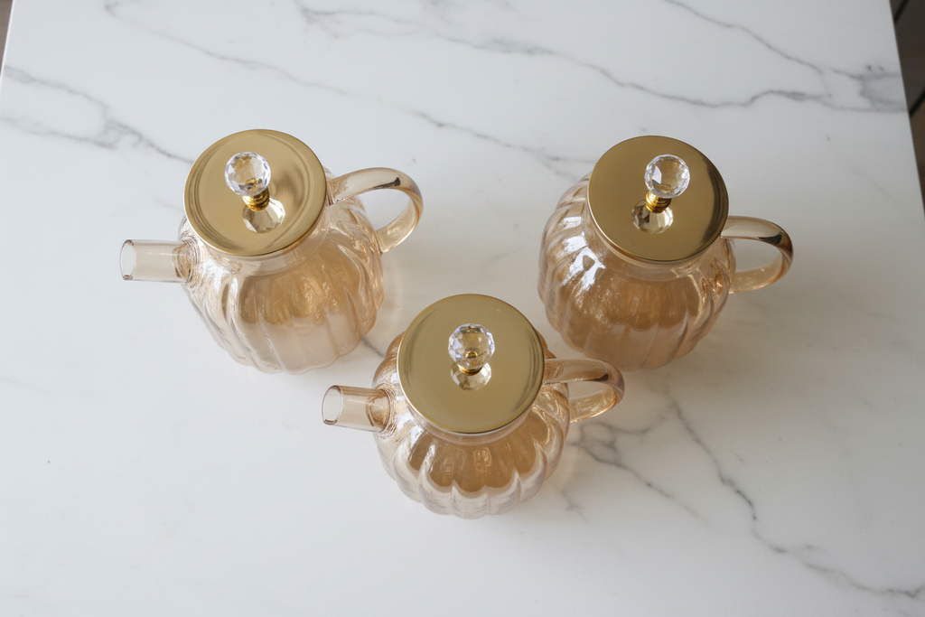 Glass Pitchers – Overhead Flat Lay