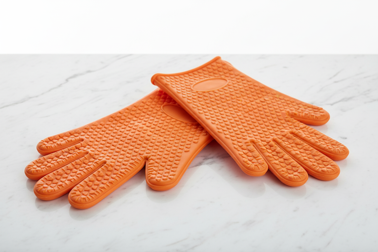 Pair of Orange Gloves